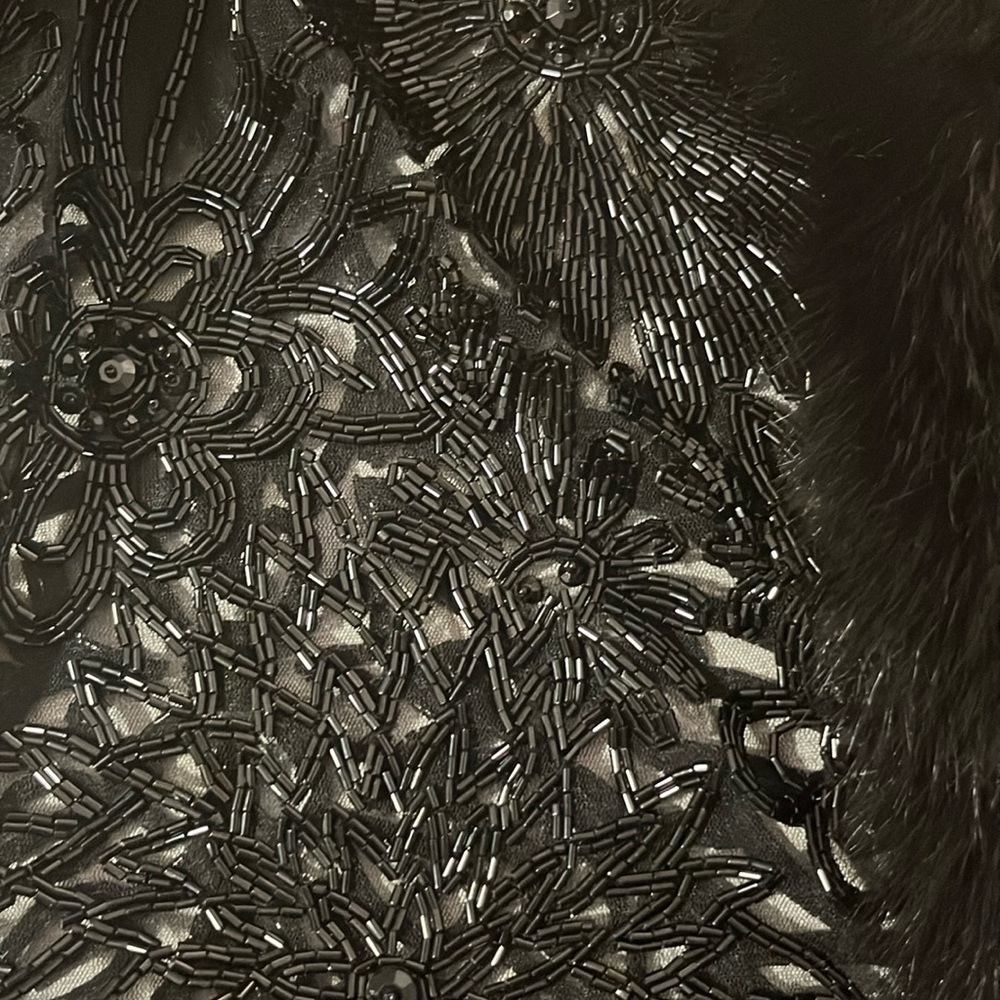 Naeem khan fox fur beaded vest - Picture 9 of 13
